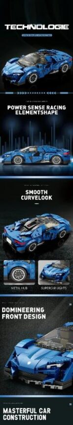 R805 The Agera Blue 298PCS - Image 3