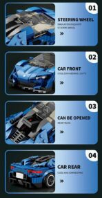 R805 The Agera Blue 298PCS - Image 4