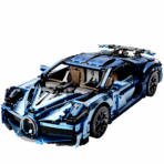 T5004 1:8 The Sport Car In Chrome 3728PCS