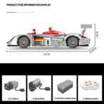 YC23044  1:10 The R8 LMP 2000 2426PCS - Image 5