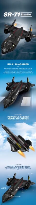 R33041 SR-71 THE BLACKBIRD 1733PCS - Image 3