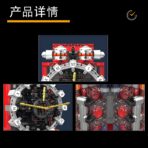 MK10187 The Motorized Mechanical Clock 1601PCS - Image 4