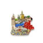 Resin-Made Seville Fridge Decoration With Magnet