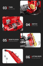 R22019 The Motorized Snow Groomer 1100PCS - Image 5