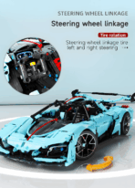 T5011 1:8 The HongQi S9 3502PCS - Image 2