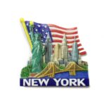 Resin-Made New York Fridge Decoration With Magnet