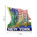 Resin-Made New York Fridge Decoration With Magnet - Image 3