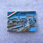 Resin-Made Budapest Fridge Decoration With Magnet - Image 2