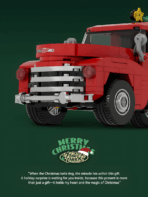 PB8849  1:32 The Christmas Truck 611PCS - Image 2