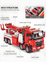 Mould King MK17027 The Fire Rescue Vehicle   4883PCS - Image 5