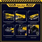 MK17073 The LTM 1110 Crane With RC In Yellow 3218PCS - Image 5