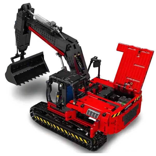 Mould King MK17033 The RC Red Mechanical Excavator  1828PCS