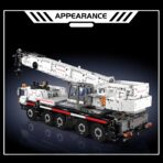 MK17075 The LTM 1110 Crane With RC In White 3218PCS - Image 3