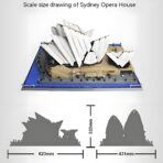 WANGE 8210  The Sydney Opera House-Sydney,Australia 2937PCS - Image 4