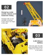MK17001 The Crawler Crane  1205PCS - Image 6
