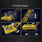 MK15069 The MK Crawler Crane In Yellow 1292PCS - Image 3
