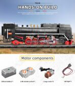 Mould King MK12003 The QJ Steam Locomotive  1552PCS - Image 4