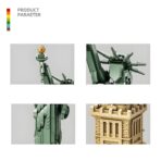 WANGE 5227  The Statue of Liberty  1577PCS - Image 3