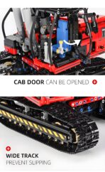 Mould King MK17033 The RC Red Mechanical Excavator  1828PCS - Image 4