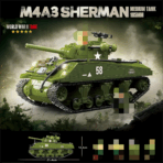 QG100277 The M4A3 Sherman Medium Tank 105MM  1175PCS - Image 2