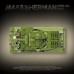 QG100277 The M4A3 Sherman Medium Tank 105MM  1175PCS - Image 3