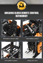 Mould King MK17040 The Orange Shelf Forklift  1506PCS - Image 5