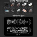 MK17075 The LTM 1110 Crane With RC In White 3218PCS - Image 5