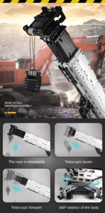 MK17002 The Crawler Crane 11200  4000PCS - Image 8