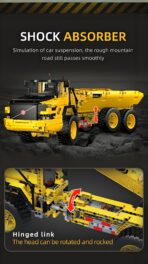 MK17010 The RC Engineering Series Dump Truck  1888PCS - Image 4