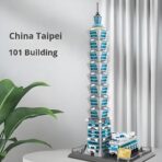 WANGE 5221  The Taipei 101 of Taiwan  1511PCS - Image 2