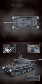 QG100308 The Panzerkampfwagen VI Tiger(P)  1531PCS - Image 5