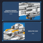 Reobrix 788 The Lagrange:Cannon Escort Ship  966PCS - Image 5