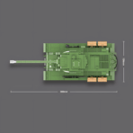QG100062 The Soviet IS-2M Heavy Tank  1068PCS - Image 5