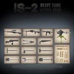 QG100249 The WWII IS-2 Heavy Tank Model 1944   1703PCS - Image 8