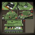 QG100234 The German Military Rat Heavy Tank    2930PCS - Image 5