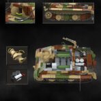 QG100315 The SturmTiger German 38cm Assault Mortar  1402PCS - Image 5